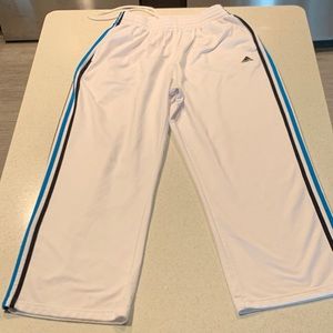 White Adidas Sweatpants